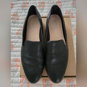 Michael Shannon Black Faux Leather Women's Flats Size 11